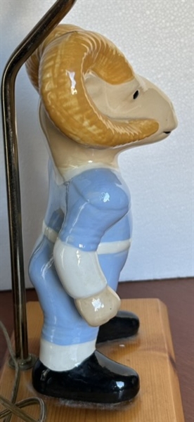 VINTAGE NORTH CAROLINA TARHEELS MASCOT LAMP- SUPER RARE!