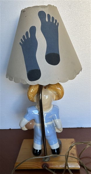 VINTAGE NORTH CAROLINA TARHEELS MASCOT LAMP- SUPER RARE!