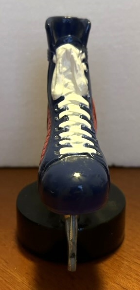 VINTAGE 70's NEW YORK RANGERS SKATE/PUCK BOTTLE OPENER-PAPERWEIGHT