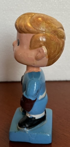 60's TORONTO MAPLE LEAFS mini BOBBING HEAD w/ BOX