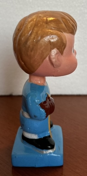 60's TORONTO MAPLE LEAFS mini BOBBING HEAD -ERROR VARIATION