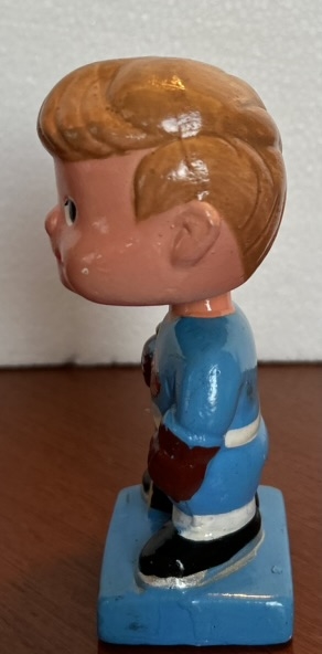 60's TORONTO MAPLE LEAFS mini BOBBING HEAD -ERROR VARIATION