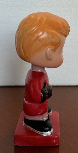 60's DETROIT RED WINGS mini BOBBING HEAD