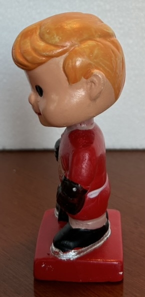 60's DETROIT RED WINGS mini BOBBING HEAD