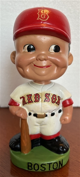 60's BOSTON RED SOX GREEN BASE BOBBING HEAD