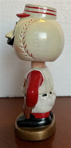 60's CINCINNATI REDS GOLD BASE BOBBING HEAD