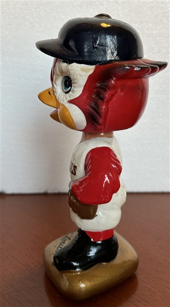 60's ST. LOUIS CARDINALS GOLD BASE BOBBING HEAD