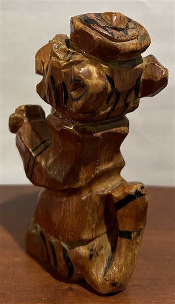 50's PRINCETON TIGERS CARTER HOFFMAN WOOD CARVED STATUE