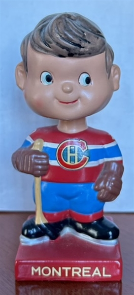 60's MONTREAL CANADIANS SQUARE BASE BOBBING HEAD  