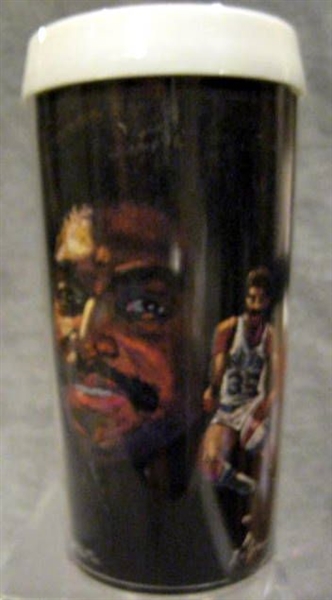 1971 ABA INDIANS PACERS VOLPE GLASS SET OF 6 w/RICK MOUNT