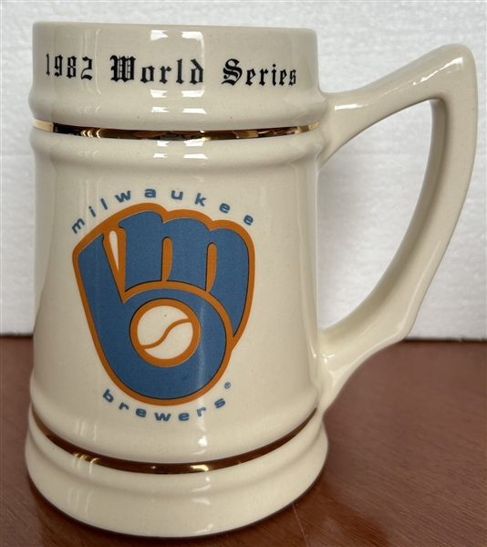 1982 MILWAUKEE BREWERS WORLD SERIES MUG