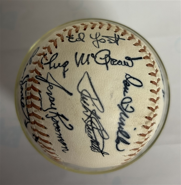 1969 NEW YORK METS FACSIMILE SIGNED BASEBALL- CHAMPIONSHIP YEAR