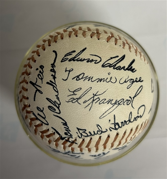 1969 NEW YORK METS FACSIMILE SIGNED BASEBALL- CHAMPIONSHIP YEAR