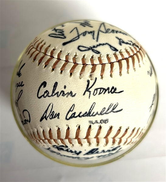 1969 NEW YORK METS FACSIMILE SIGNED BASEBALL- CHAMPIONSHIP YEAR