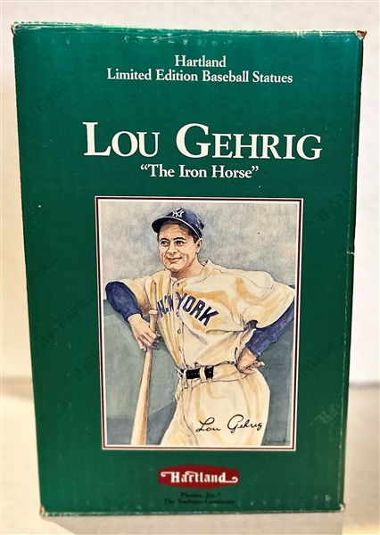 1990 LOU GEHRIG HARTLAND STATUE w/BOX