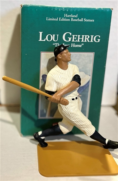 1990 LOU GEHRIG HARTLAND STATUE w/BOX