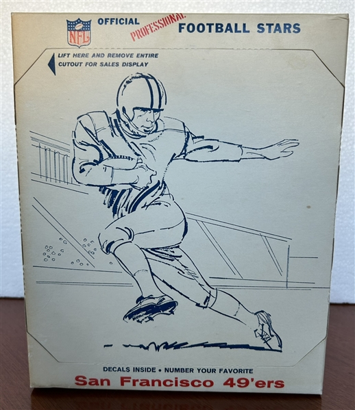 60's SAN FRANCISCO FORTY-NINERS HARTLAND LINEMAN w/BOX & DECALS