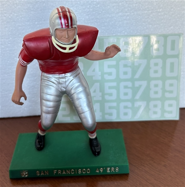 60's SAN FRANCISCO FORTY-NINERS HARTLAND LINEMAN w/BOX & DECALS