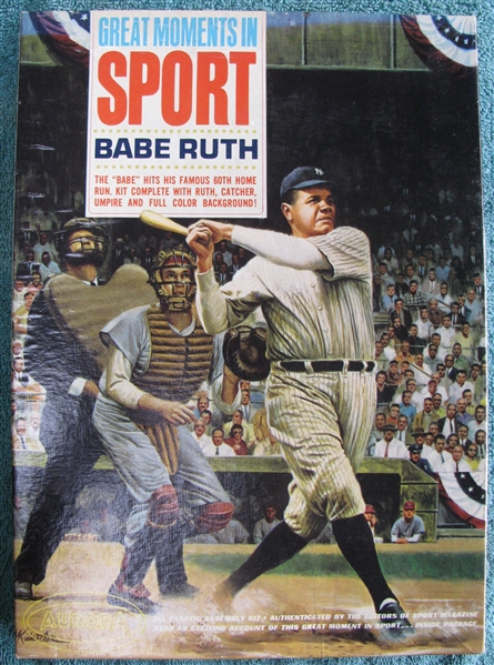 1965 BABE RUTH AURORA MODEL KIT w/BOX