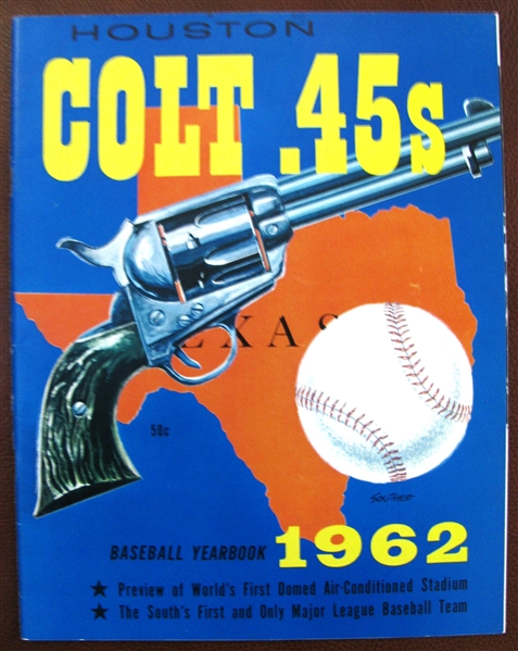 1962 HOUSTON COLT 45's YEARBOOK - 1st YEAR