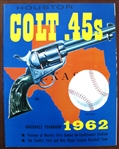 1962 HOUSTON COLT 45s YEARBOOK - 1st YEAR