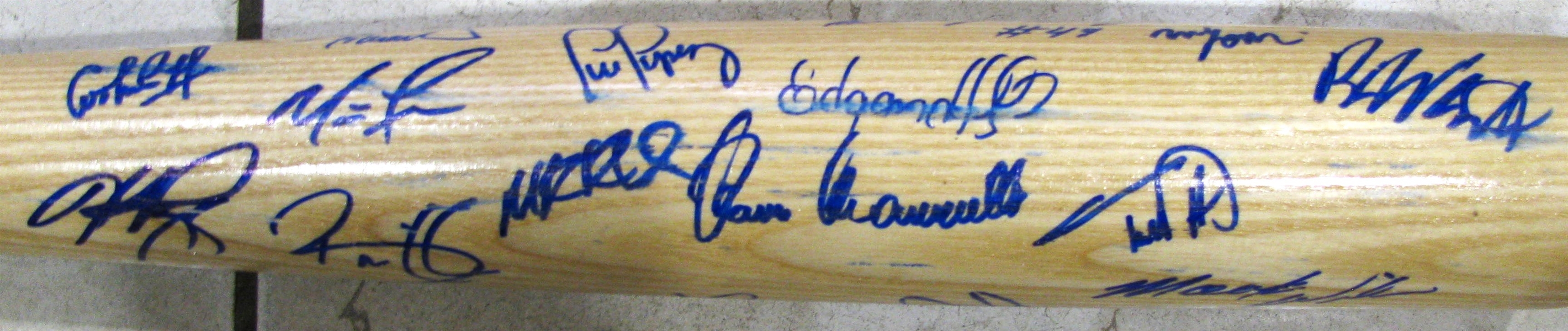 NEW YORK METS 30+ SIGNED BAT - HENDERSON & PIAZZA w/JSA