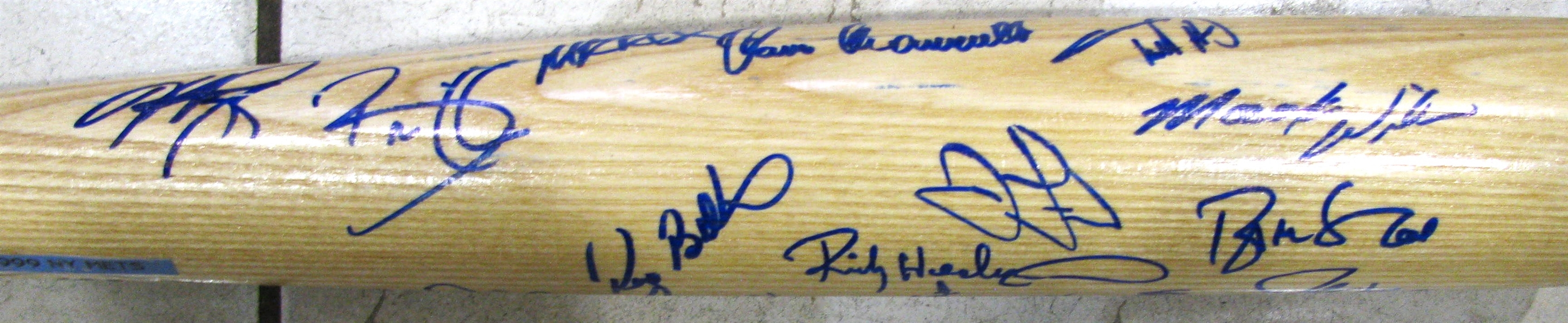 NEW YORK METS 30+ SIGNED BAT - HENDERSON & PIAZZA w/JSA