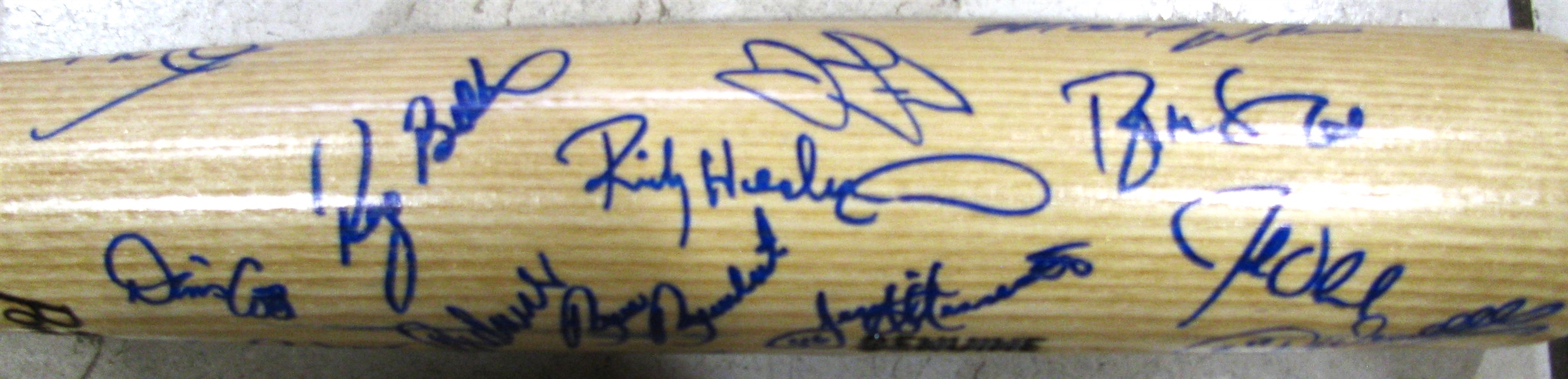 NEW YORK METS 30+ SIGNED BAT - HENDERSON & PIAZZA w/JSA