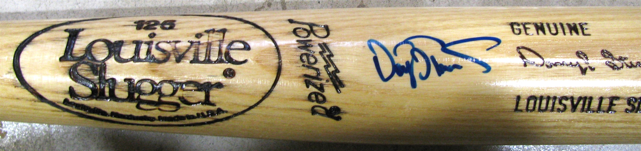 NEW YORK METS DARRYL STRAWBERRY SIGNED BAT w/CAS COA