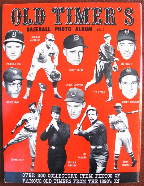 1963 OLD TIMER'S BASEBALL PHOTO ALBUM MAGAZINE w/JACKIE ROBINSON