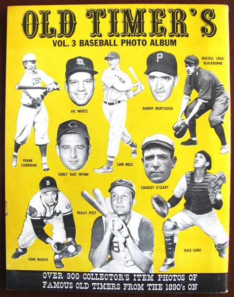 1966 OLD TIMER'S BASEBALL PHOTO ALBUM MAGAZINE 