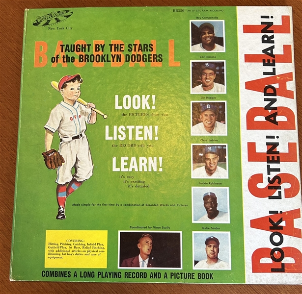 1956 BROOKLYN DODGERS RECORD w/PLAYERS