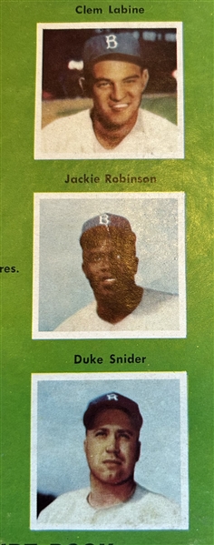 1956 BROOKLYN DODGERS RECORD w/PLAYERS