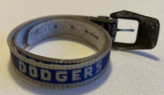 VINTAGE LOS ANGELES DODGERS CHILDREN'S BELT