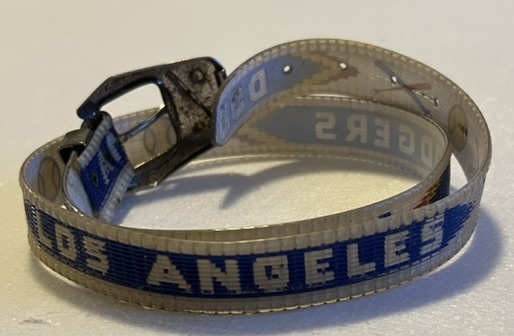 VINTAGE LOS ANGELES DODGERS CHILDREN'S BELT