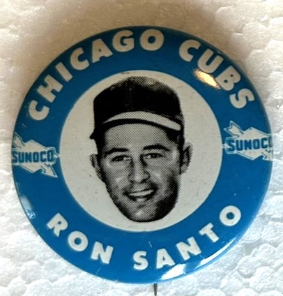 1969 CHICAGO CUBS SUNOCO PLAYER PINS - 8 DIFFERENT