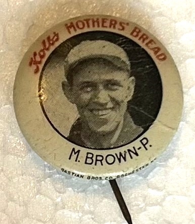 1922-23 KOLB'S MOTHERS BREAD PIN MYRL BROWN- PIRATES