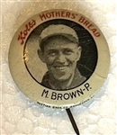 1922-23 "KOLBS MOTHERS BREAD PIN" MYRL BROWN- PIRATES