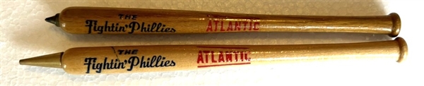 VINTAGE PHILADELPHIA PHILLIES FIGHTIN' PHILLIES PEN & PENCIL SET