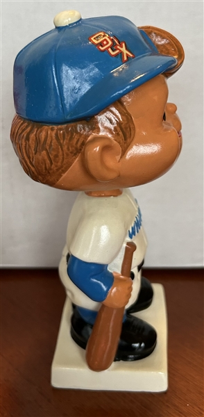 60's CHICAGO WHITE SOX WHITE BASE BOBBING HEAD