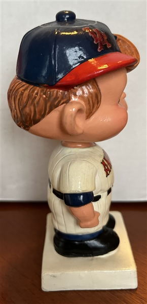 60's ANAHEIM ANGELS WHITE BASE BOBBING HEAD - HTF