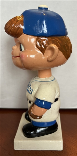 60's LOS ANGELES DODGERS WHITE BASE BOBBING HEAD 