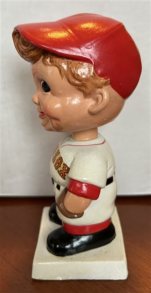 60's BOSTON RED SOX WHITE BASE BOBBING HEAD