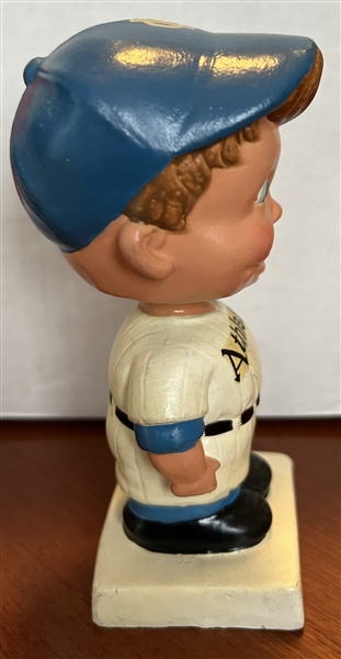 60's KANSAS CITY ATHLETICS WHITE BASE BOBBING HEAD 