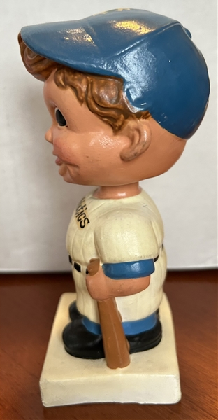 60's KANSAS CITY ATHLETICS WHITE BASE BOBBING HEAD 