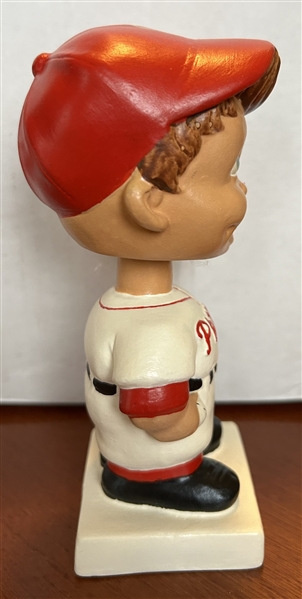 60's PHILADELPHIA PHILLIES WHITE BASE BOBBING HEAD 