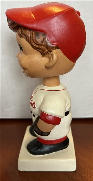 60's PHILADELPHIA PHILLIES WHITE BASE BOBBING HEAD 