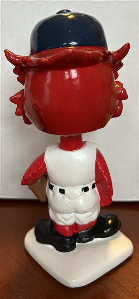 60's ST. LOUIS CARDINALS WHITE BASE BOBBING HEAD