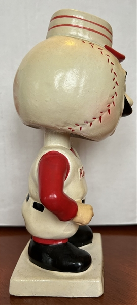 60's CINCINNATI REDS WHITE BASE BOBBING HEAD