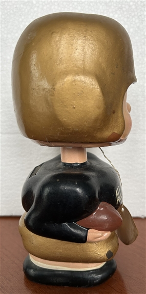 60's ALL-AMERICAN FOOTBALL BOBBING HEAD / BANK w/HANG TAG